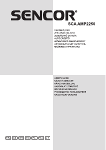 Instrukcja Sencor SCA AMP2250 Wzmacniacz samochodowy