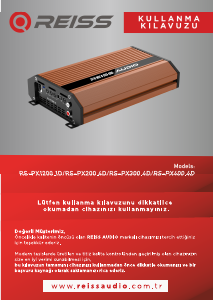 Kullanım kılavuzu Reiss RS-PX200.4D Oto amplifikatörü