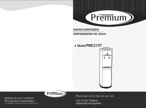 Manual de uso Premium PWC215T Dispensador de agua
