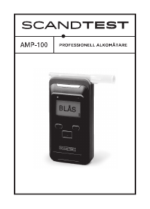 Bruksanvisning Scandtest AMP-100 Alkoholmätare