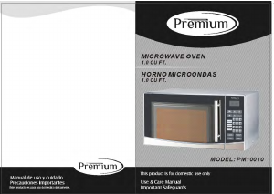 Manual Premium PM10010 Microwave