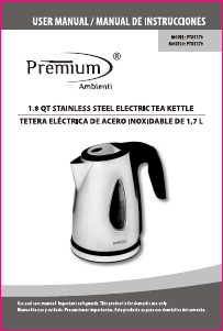 Manual Premium PTK5179 Kettle