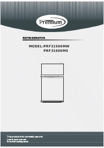 Handleiding Premium PRF31600MS Koel-vries combinatie