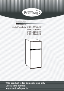 Handleiding Premium PRN10050MW Koel-vries combinatie