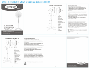 Manual Premium PFS1600 Fan