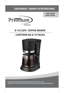 Manual de uso Premium PCM599B Máquina de café