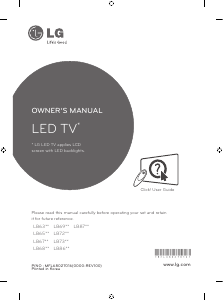 Handleiding LG 47LB690V LED televisie