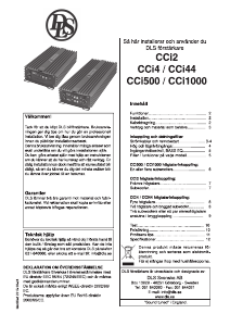 Bruksanvisning DLS CCi4 Bilförstärkare