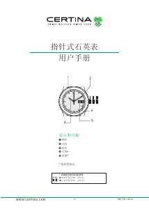 Handleiding Certina Aqua C032.851.11.047.00 DS Action Horloge