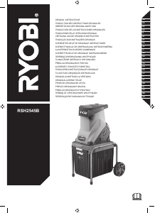 Instrukcja Ryobi RSH2545B Rozdrabniacz
