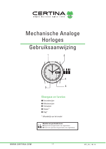 Handleiding Certina Heritage C036.407.11.050.00 DS PH200M Horloge