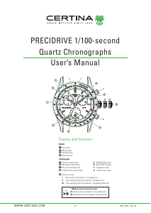 Handleiding Certina Sport C001.647.17.057.00 DS Podium Horloge