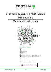Manual Certina Sport C034.417.16.057.00 DS Podium Relógio de pulso