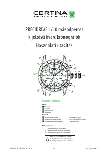 Használati útmutató Certina Sport C034.417.36.057.00 DS Podium Chronograph 1/10 sec Karóra