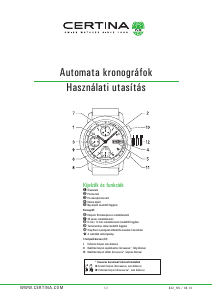 Használati útmutató Certina Sport C034.427.11.057.00 DS Podium Karóra