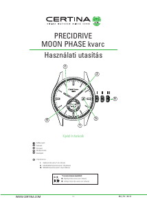 Használati útmutató Certina Urban C033.257.11.118.00 DS-8 Moon Phase Karóra