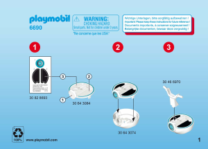 Manuale Playmobil set 6690 Super 4 Dr. X