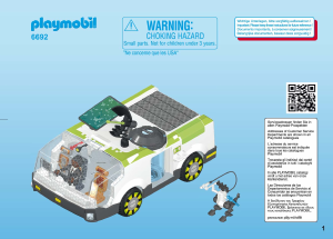 Manuale Playmobil set 6692 Super 4 Il camaleonte e Gene