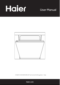 Manual Haier XSB 6C1S3FX Dishwasher