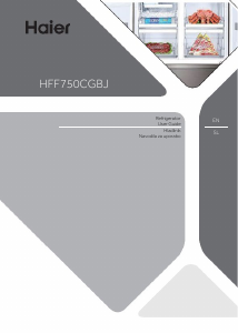Priročnik Haier HFF-750CGBJ Hladilnik in zamrzovalnik