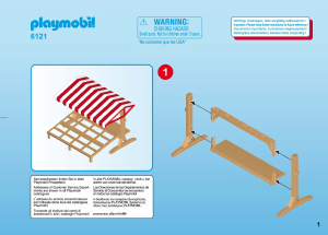 Manual de uso Playmobil set 6121 Farm Mercado