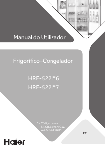 Manual Haier HRF-522IB6 Frigorífico combinado