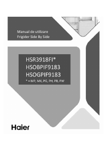 Manual Haier HSOGPIF9183 Combina frigorifica