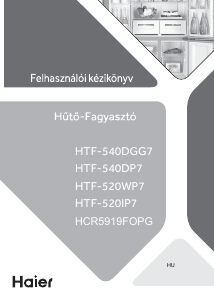 Használati útmutató Haier HTF-540DP7 Hűtő és fagyasztó