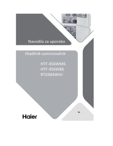 Priručnik Haier RTG684WHJ Frižider – zamrzivač