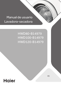 Manual de uso Haier HWD100-B14979S Lavasecadora