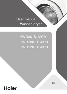 Manuál Haier HWD100-B14979S Pračka se sušičkou