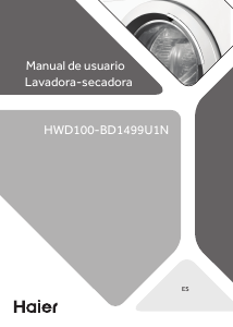 Manual de uso Haier HWD100-BD1499U1N Lavasecadora