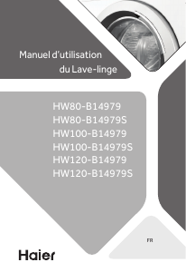 Manual Haier HW100-B14979S Máquina de lavar roupa