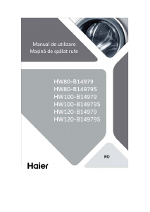 Manual Haier HW90-B14979 Mașină de spălat