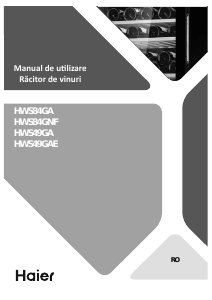 Manual Haier HWS84GA Răcitor vin