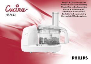 Bruksanvisning Philips HR7633 Cucina Kjøkkenmaskiner