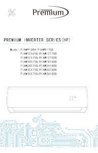 Manual Premium PIAW36179A/80B Air Conditioner