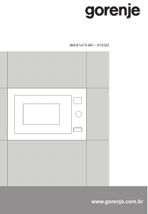 Manual Gorenje BM321A7X-BR Microwave