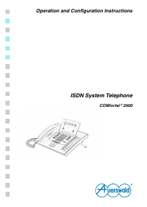 Handleiding Auerswald COMfortel 2600 Telefoon