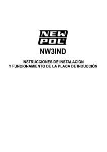 Manual de uso New Pol NW3IND Placa