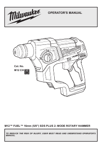 Manual Milwaukee M12 CH Rotary Hammer