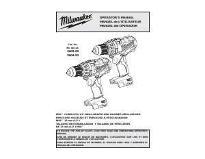 Mode d’emploi Milwaukee M18 Perceuse visseuse