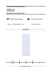 Manual PKM KG240EW Fridge-Freezer