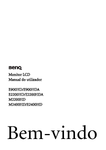 Manual BenQ E2200HDA Monitor LCD
