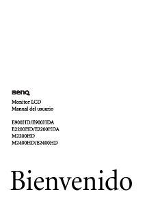 Manual de uso BenQ E2200HDA Monitor de LCD