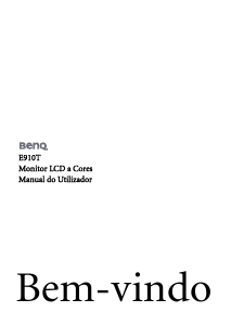 Manual BenQ E910T Monitor LCD