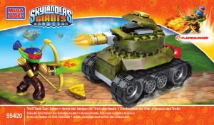 Bruksanvisning Mega Bloks set 95420 Skylanders Troll tank