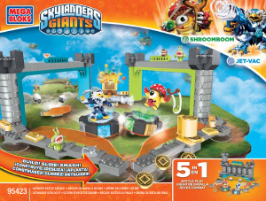 Handleiding Mega Bloks set 95423 Skylanders Ultiem gevechtsstadium