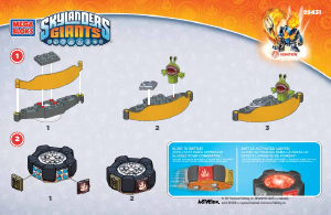 Handleiding Mega Bloks set 95431 Skylanders Ignitors battle portal