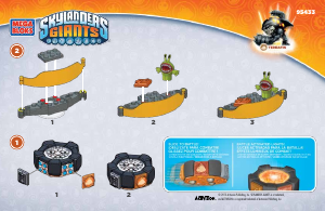 Mode d’emploi Mega Bloks set 95433 Skylanders Terrafins battle portal